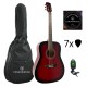 Condorwood AD-150 RB akustinė gitara su rinkiniu STARTER