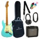 Condorwood RS-500 Sky elektrinė gitara su rinkiniu PRO