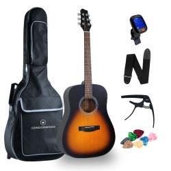 Condorwood Apollo S300 SB akustinė gitara su rinkiniu SMART
