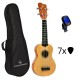 Condorwood US-2101 N soprano ukulelė su rinkiniu STARTER