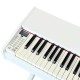 Keygler DP-1 Ivory el. pianinas su kėdute ir ausinėmis Keygler DP-1 Ivory el. pianinas su kėdute ir ausinėmis