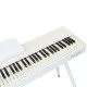 Keygler DP-1 Ivory el. pianinas su kėdute ir ausinėmis Keygler DP-1 Ivory el. pianinas su kėdute ir ausinėmis