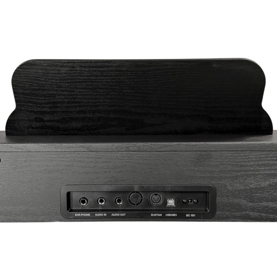 Keygler DP-1 Midnight el. pianinas su kėdute ir ausinėmis Keygler DP-1 Midnight el. pianinas su kėdute ir ausinėmis
