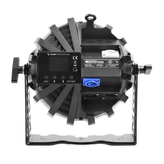 Flash LED PAR 64 SLIM 7x10W RGBW 25° Mk2 prožektorius Flash LED PAR 64 SLIM 7x10W RGBW 25° Mk2 prožektorius