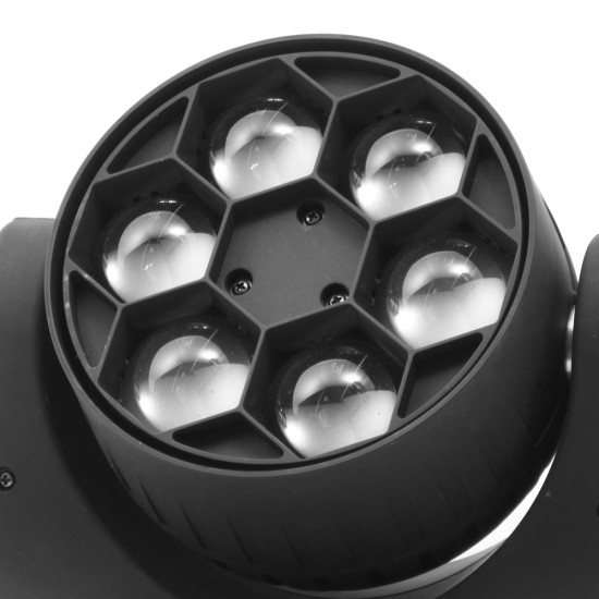 Flash LED BIG-EYE KALEIDOSCOPE Moving Head 6x15W Osram judanti galva Flash LED BIG-EYE KALEIDOSCOPE Moving Head 6x15W Osram judanti galva
