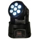 Flash LED 7x10W RGBW 4in1 judantis prožektorius Flash LED 7x10W RGBW 4in1 judantis prožektorius