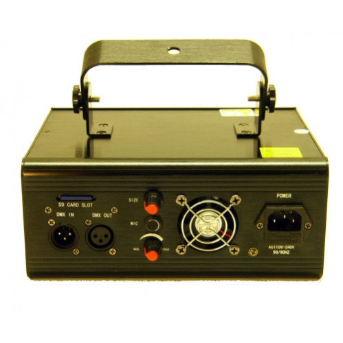 Flash LASER 1000mW 3D RGB SD CARD lazeris