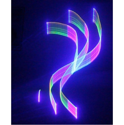 Flash LASER 1000mW 3D RGB SD CARD lazeris