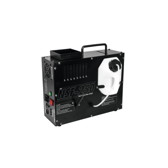EUROLITE NSF-250 LED DMX Hybrid Spray dūmų mašina EUROLITE NSF-250 LED DMX Hybrid Spray dūmų mašina