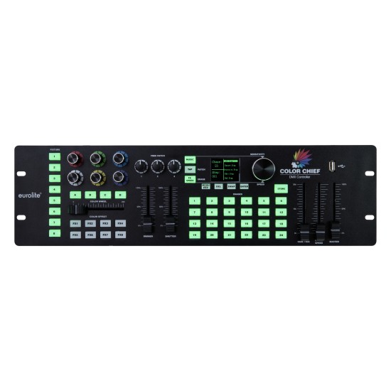 EUROLITE DMX LED Color Chief šviesos valdymo pultas EUROLITE DMX LED Color Chief šviesos valdymo pultas