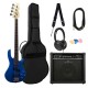 Bosinė gitara JB8 BL su rinkiniu SMART