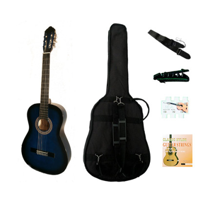 Klasikinė 1/4 gitara kairiarankiui su komplektu
