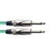 Stagg SGC6DL CGR instrumentinis kabelis, 6 m, žalias