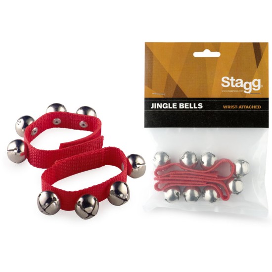 Stagg SWRB4 S/RD pora riešų varpelių, raudoni