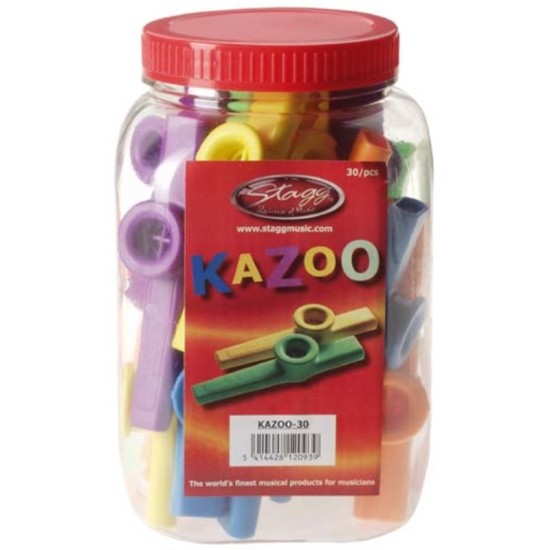 Stagg plastikinis kazoo, raudonas (1vnt.)